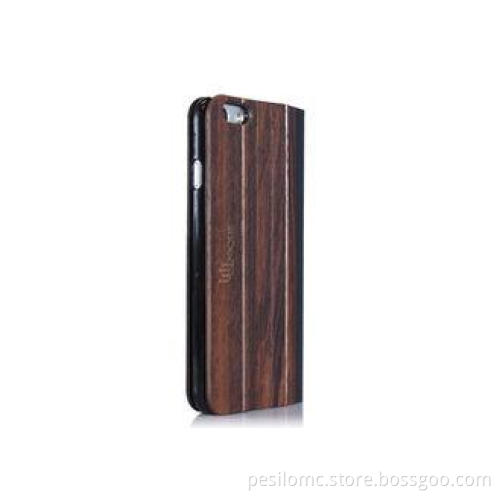 Luxury Green African Dois De Wood With Black PC Shell Cell